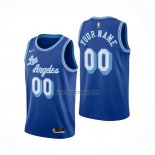 Camiseta Los Angeles Lakers Personalizada Hardwood Classics 2020-21 Azul (2)